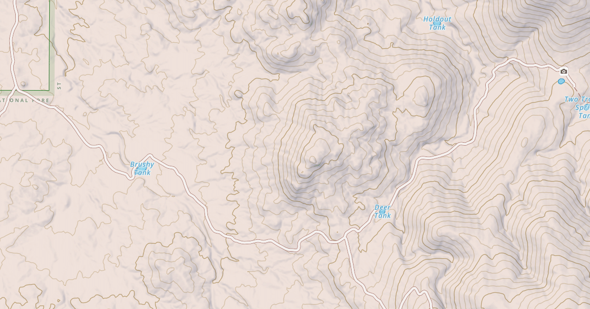Map preview of TWO TROUGHS SPRING TANK