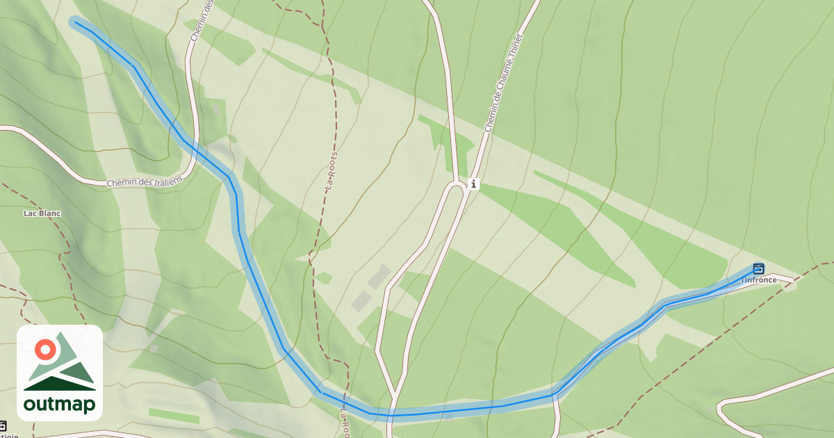Map of Saubette