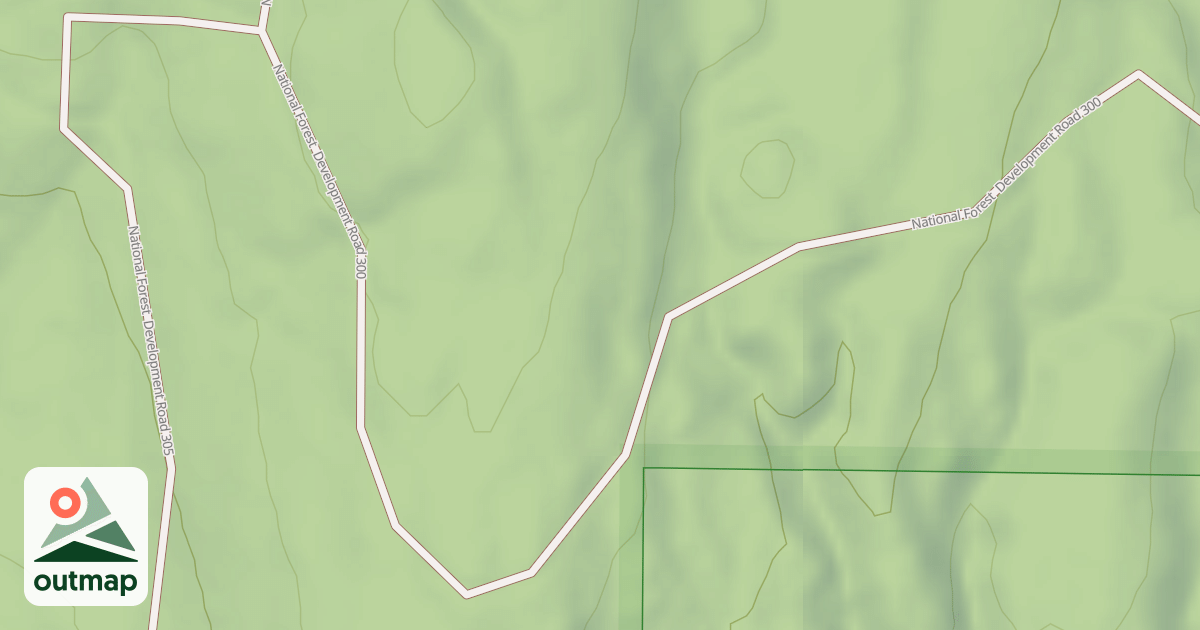 Map of USFS Motor Vehicle Use Map Roads {8879FC4D-FE92-4FA6-8400-093FAE691DB7}