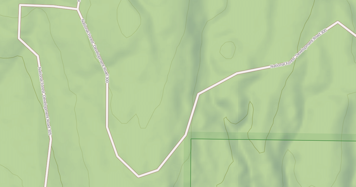 Map preview of USFS Motor Vehicle Use Map Roads {8879FC4D-FE92-4FA6-8400-093FAE691DB7}