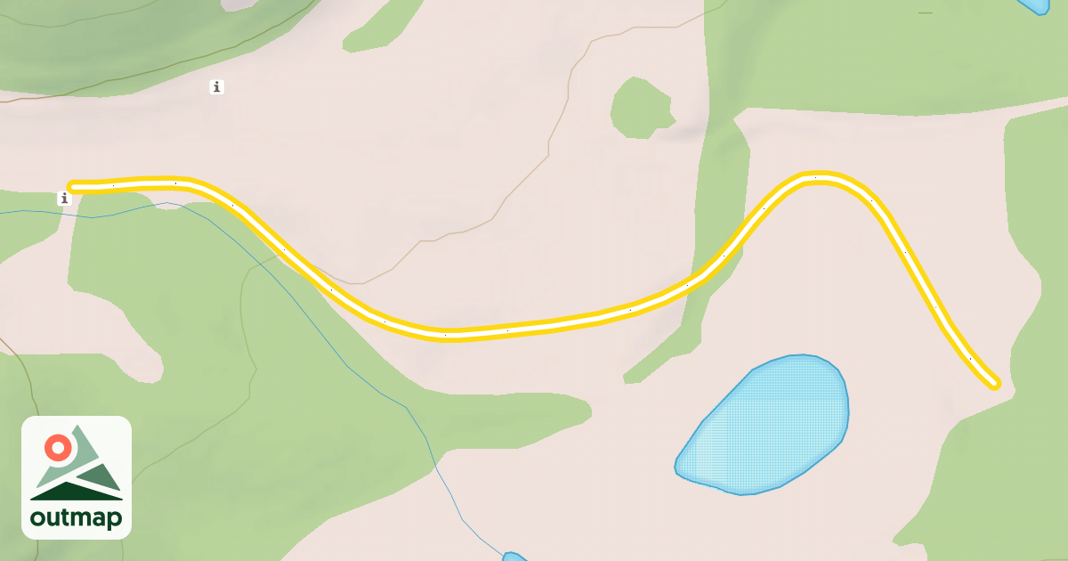 Map of Cranberry Shortcut