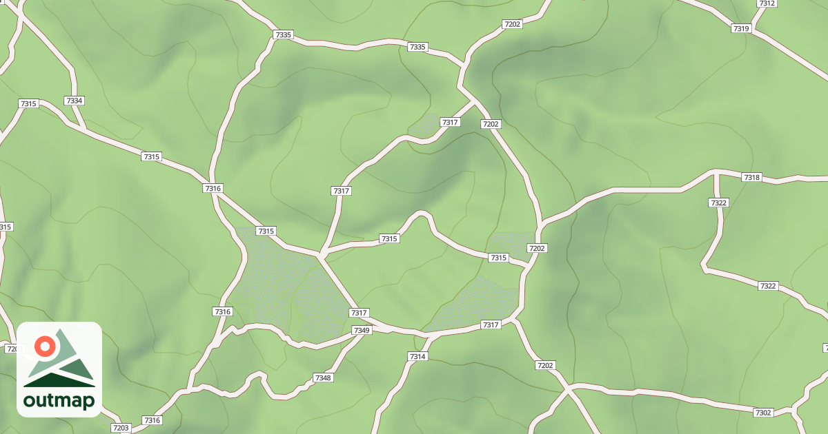 Map of USFS Motor Vehicle Use Map Trails 19704