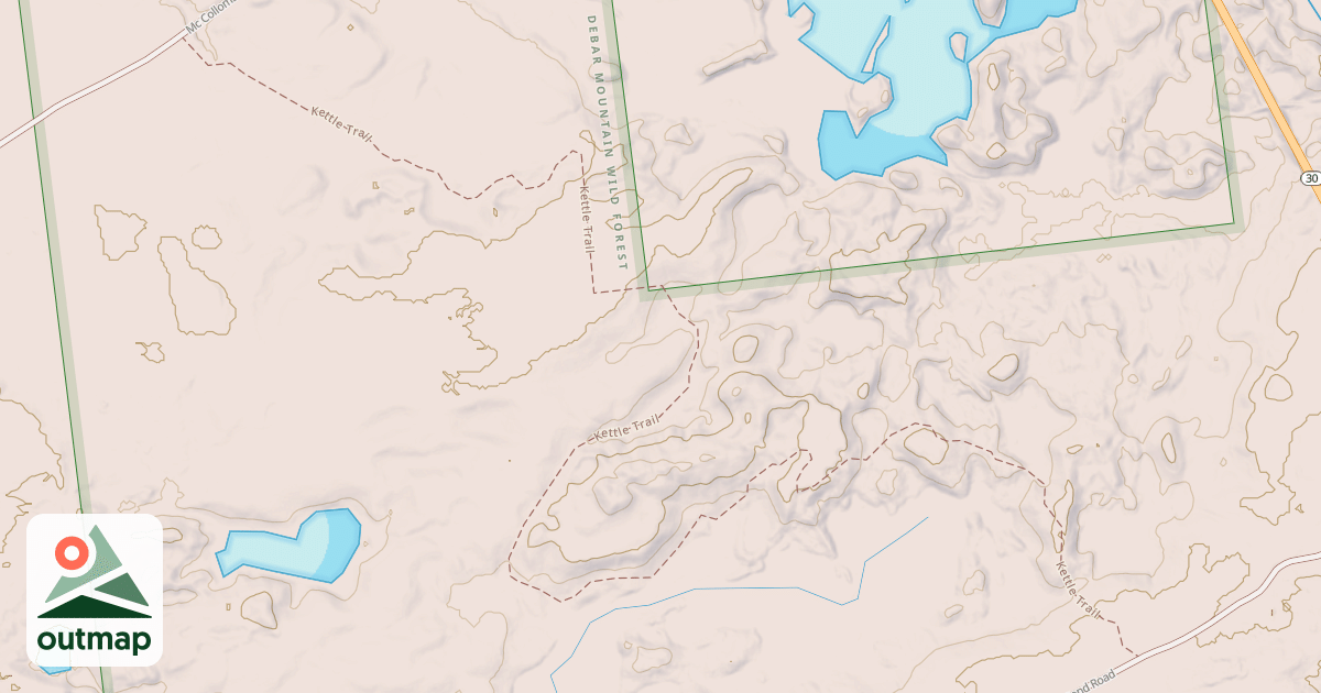 Map of Kettle Trail
