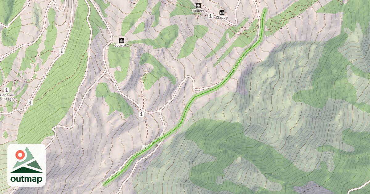 Map of Peguieou