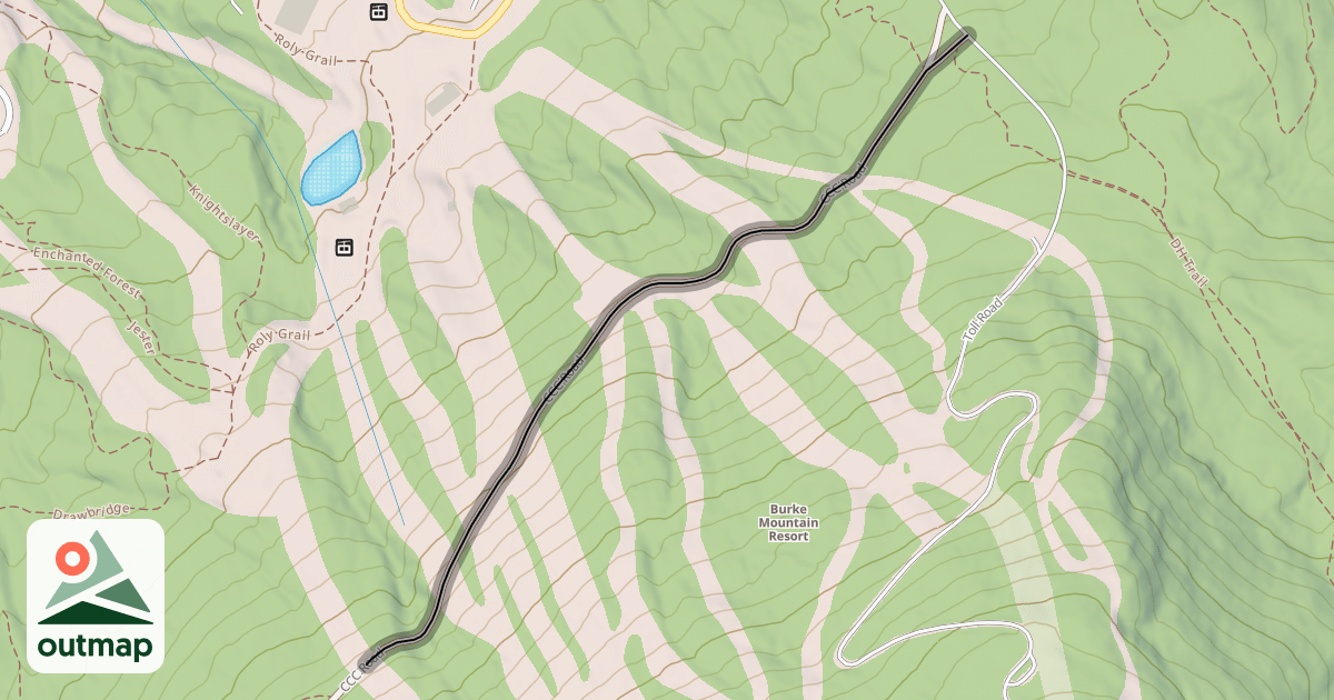 Map of CCC Road