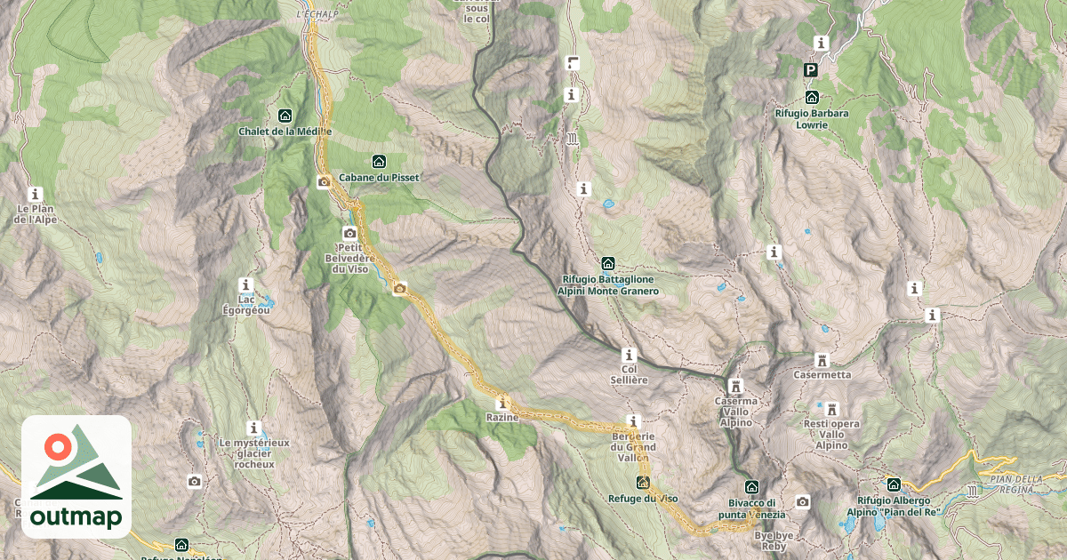 Map of Col du Couloir du Porc — L'Échalp