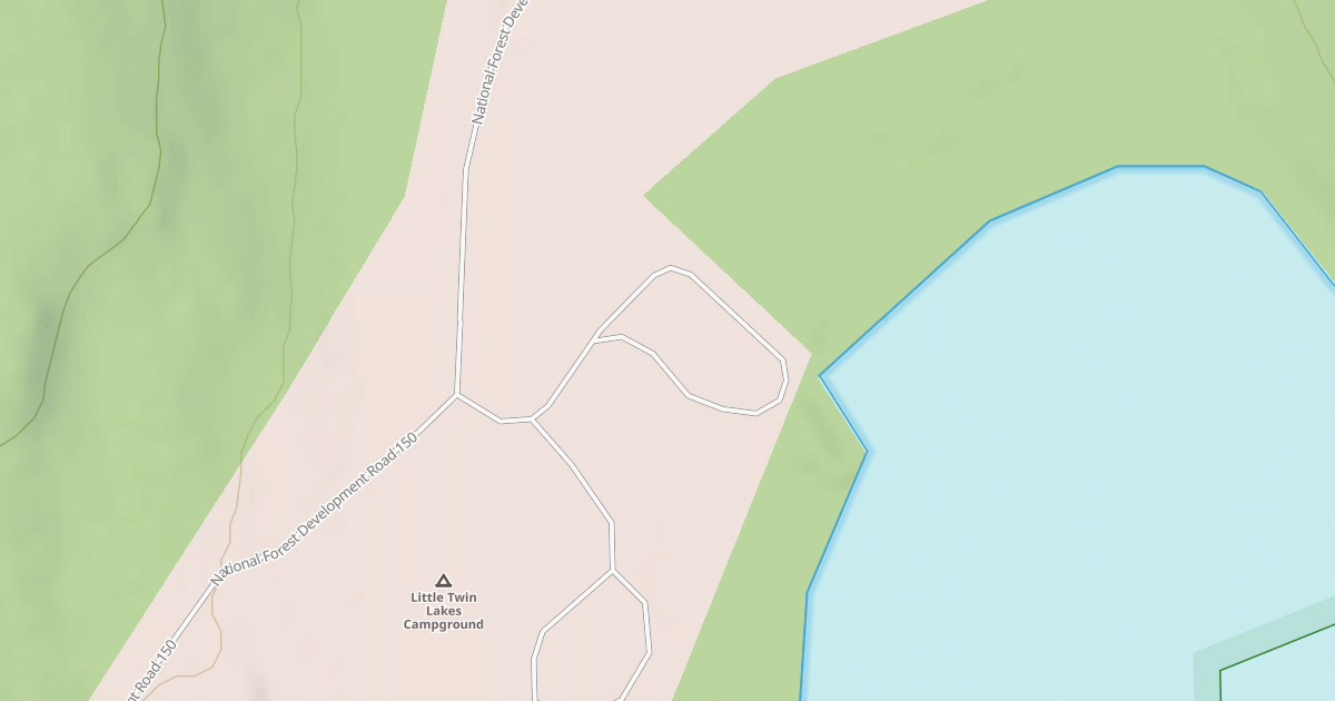 Map preview of LITTLE TWIN BOAT LAUNCH