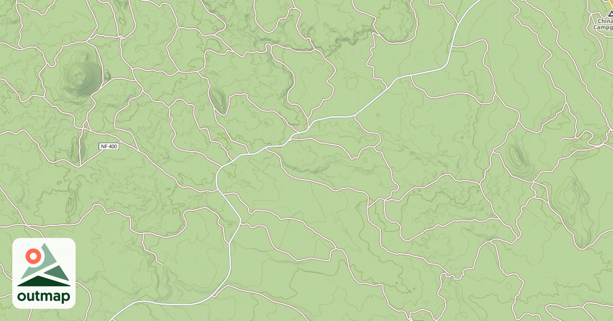 Map of CHINA HAT CUT-OFF RD.