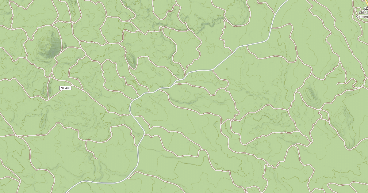 Map preview of CHINA HAT CUT-OFF RD.