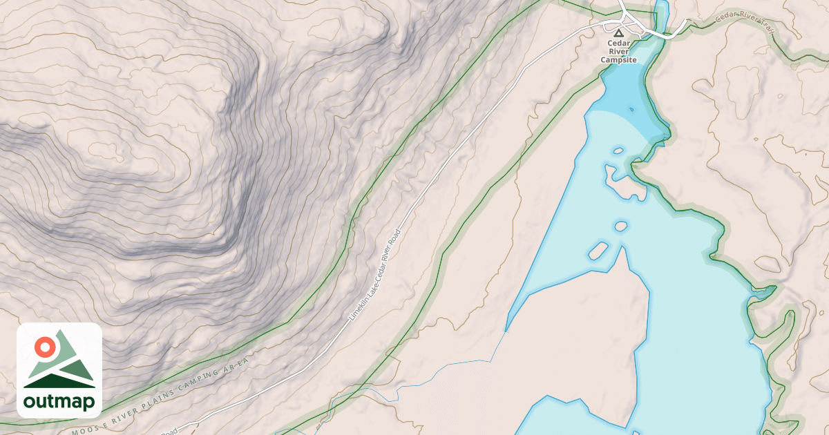 Map of Northville-Placid Trail