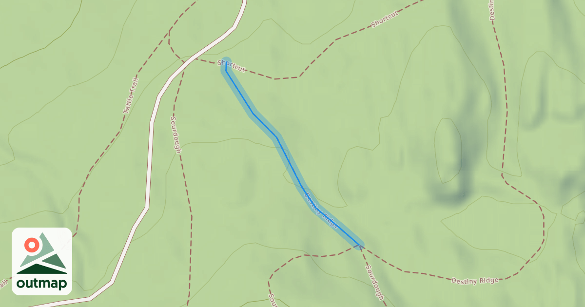Map of Destiny Ridge