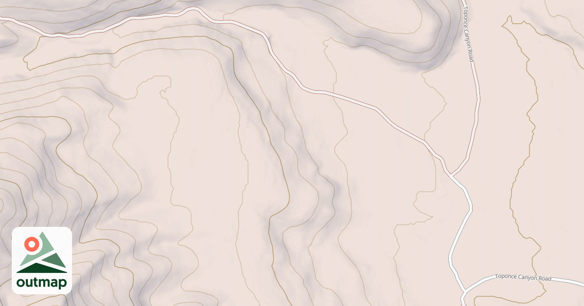 Map of MIDDLE FORK TOPONCE