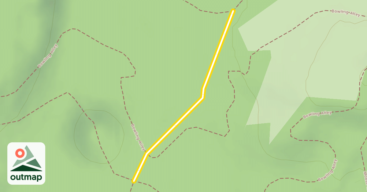 Map of Four Corners Connector Trail