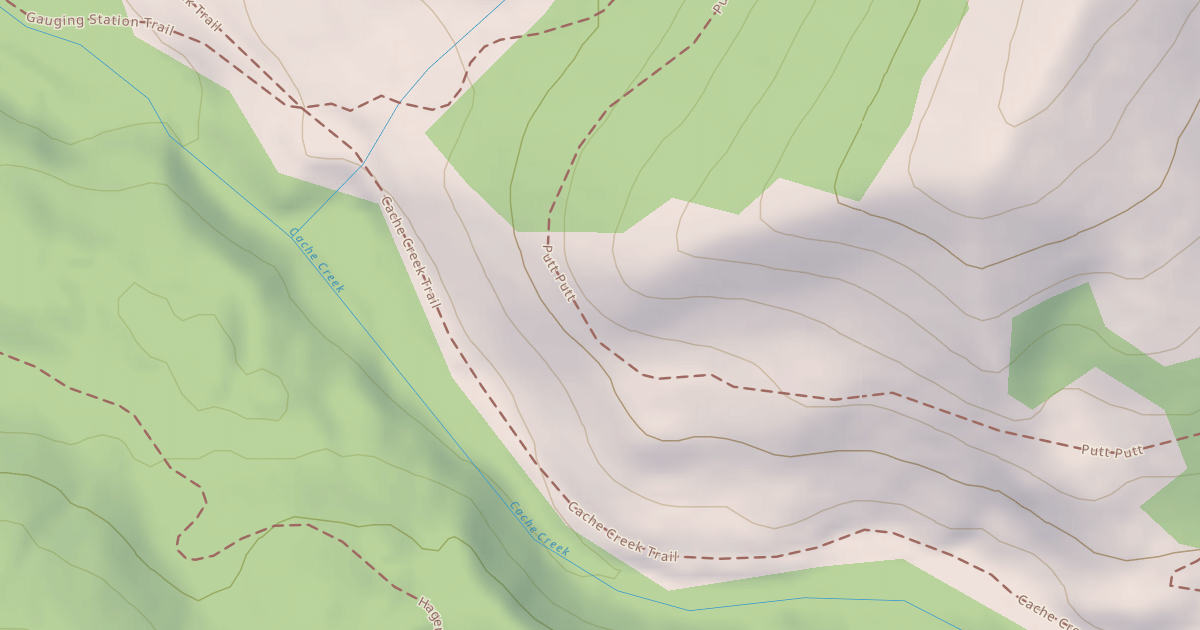 Map preview of Cache Creek Snow