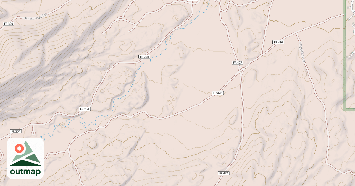 Map of LITTLE BEAVER CR