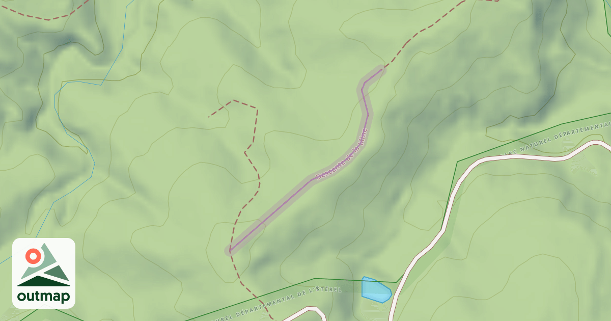 Map of Descente de la Mine