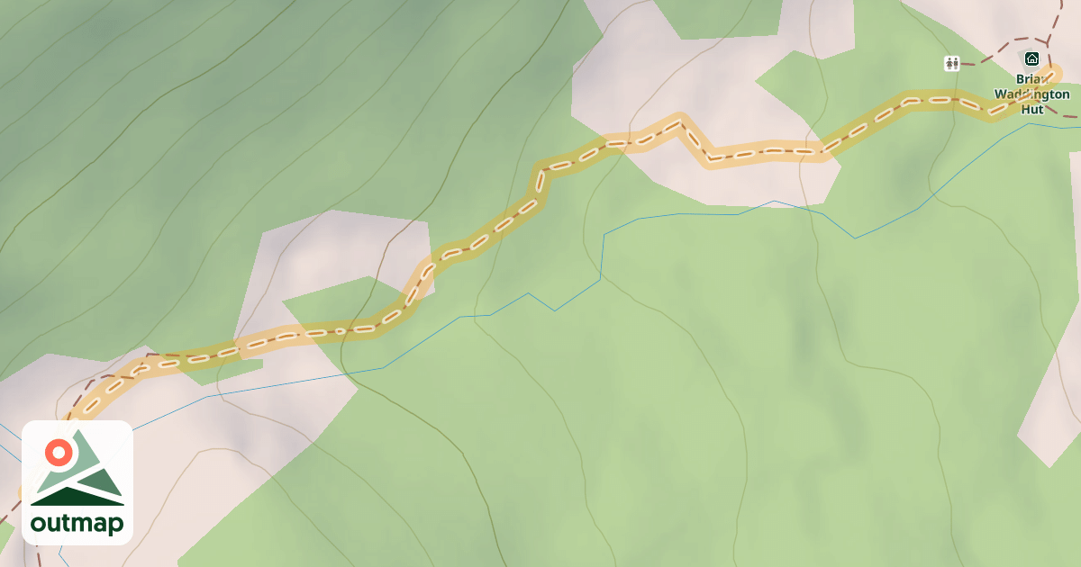 Map of Upper Lake Trail