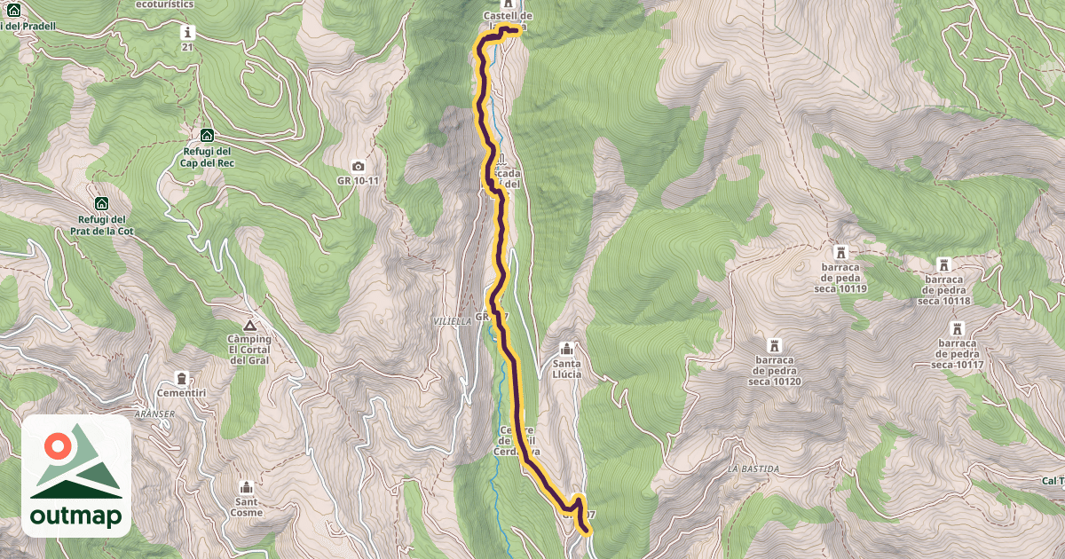 Map of GR 107