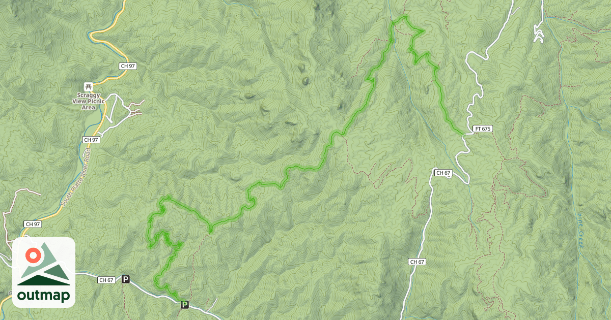 Map of Noodle Trail 677