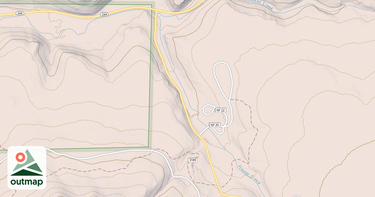 Map of Tower Mtn Road 5226