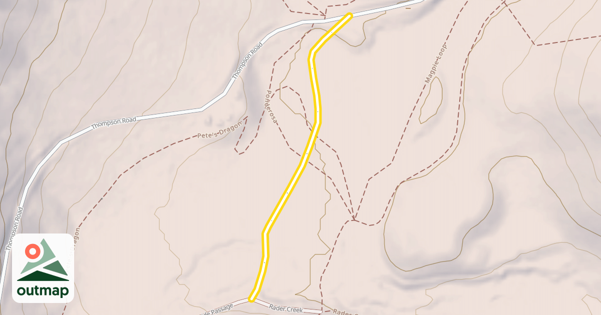 Map of Lower Inside Passage