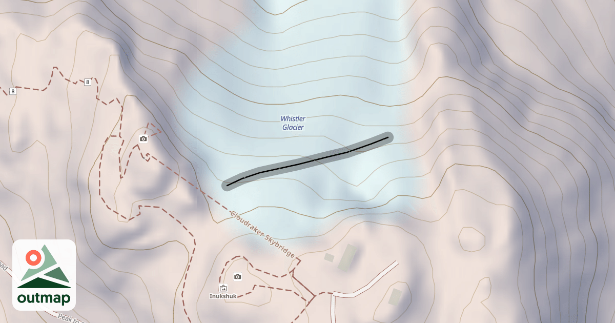 Map of Whistler Bowl