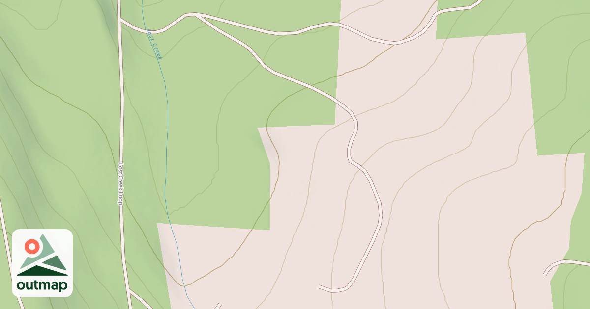 Map of -/ LOST CREEK THIN TS