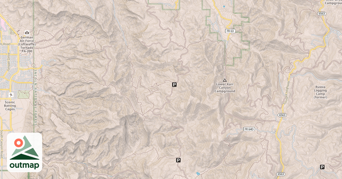 Map of WEST SIDE RD