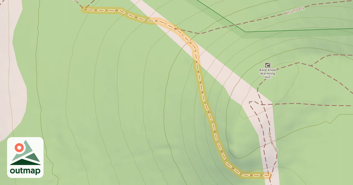 Map of Bald Knob