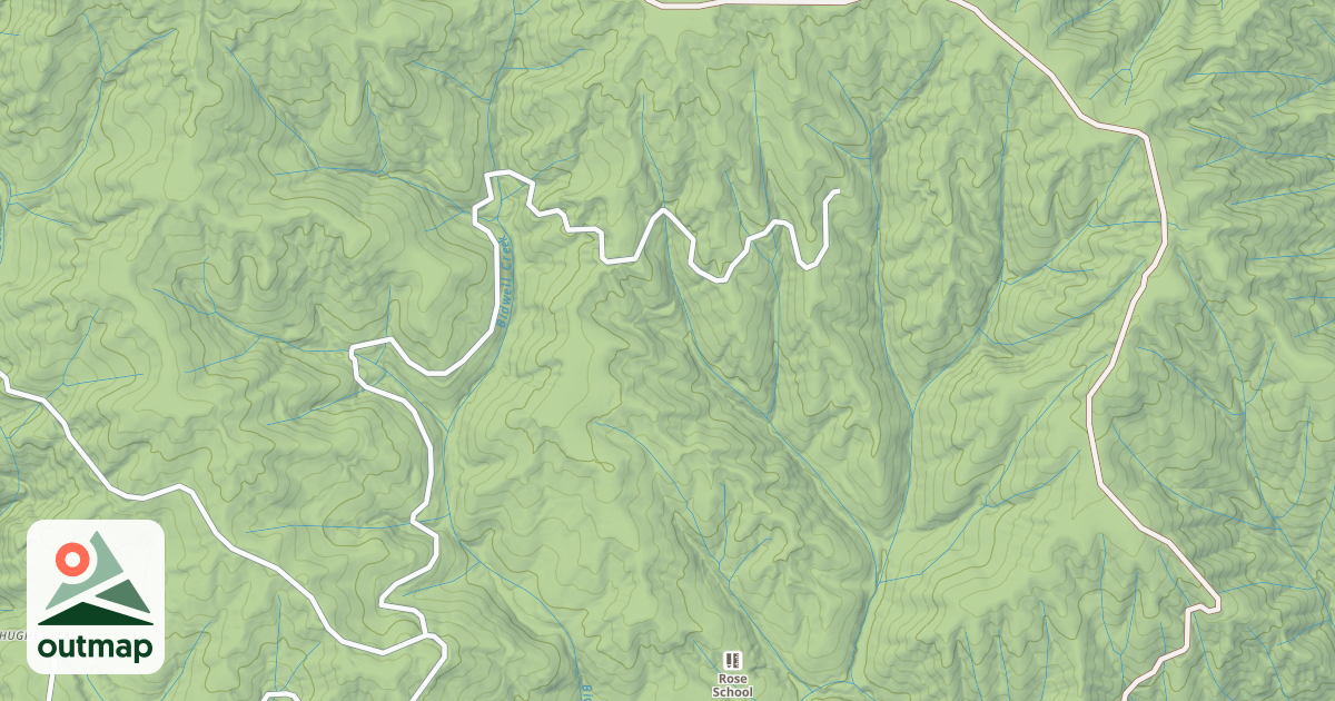 Map of BIDWELL CREEK