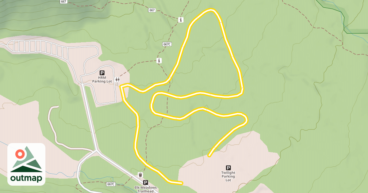 Map of Hanel Loop