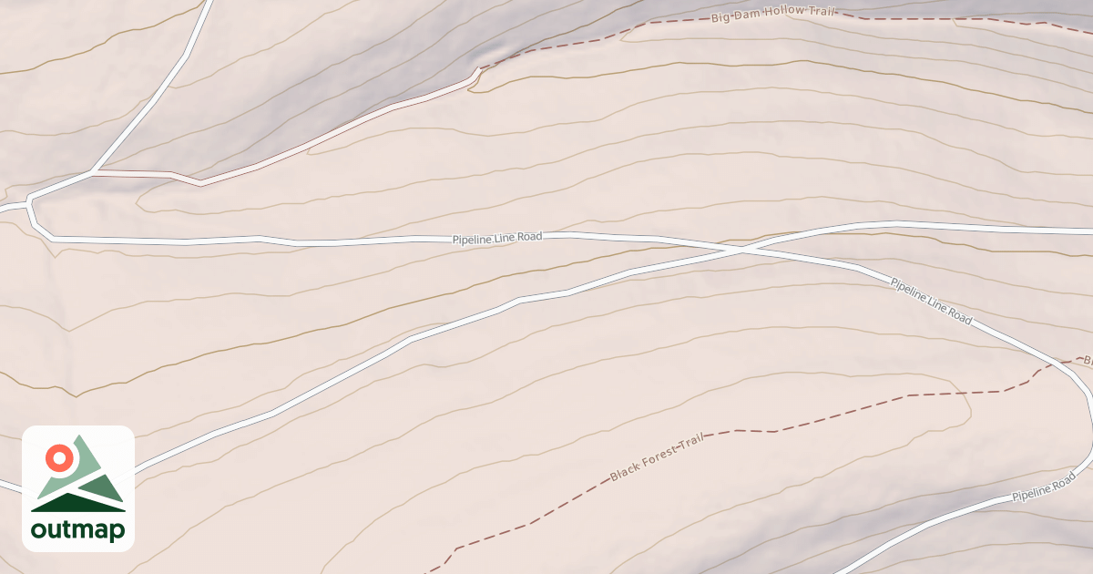 Map of Coudy Pike Snowmobile Trails