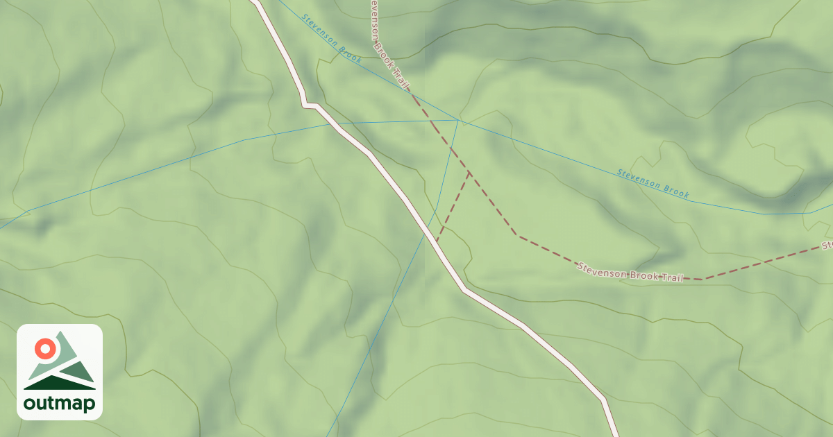 Map of Stevenson Brook Trail