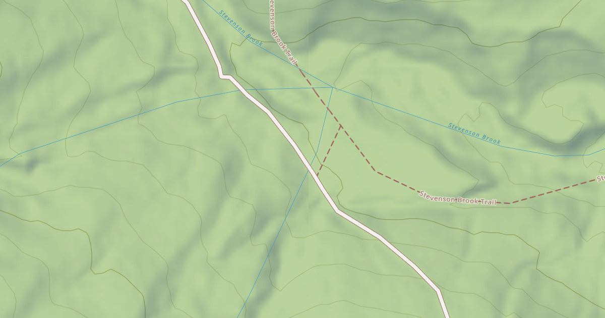 Map preview of Stevenson Brook Trail