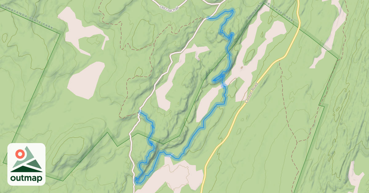 Map of Wildcat Loop