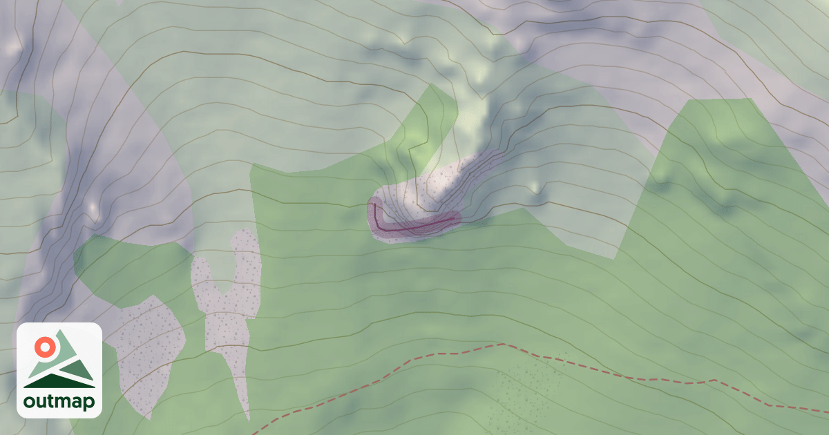Map of Falaise d'escalade du Col de Beyrède