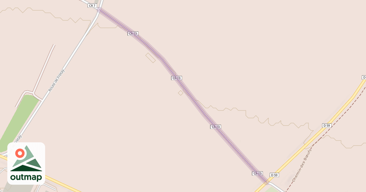 Map of Chemin de Fretay à Villiers
