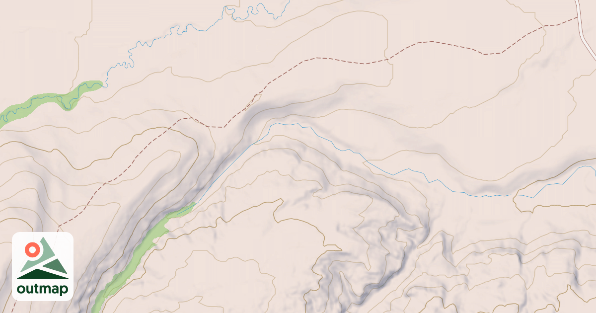 Map of ROUND CORRAL ROAD SPUR E