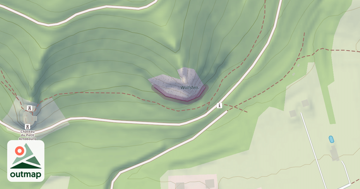 Map of Wolffelsen