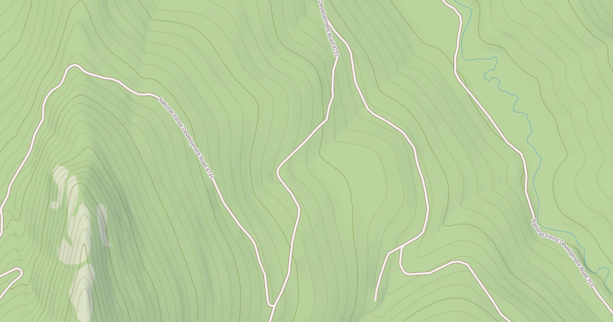Map preview of Big Creek Baldy Snowmobl Loop