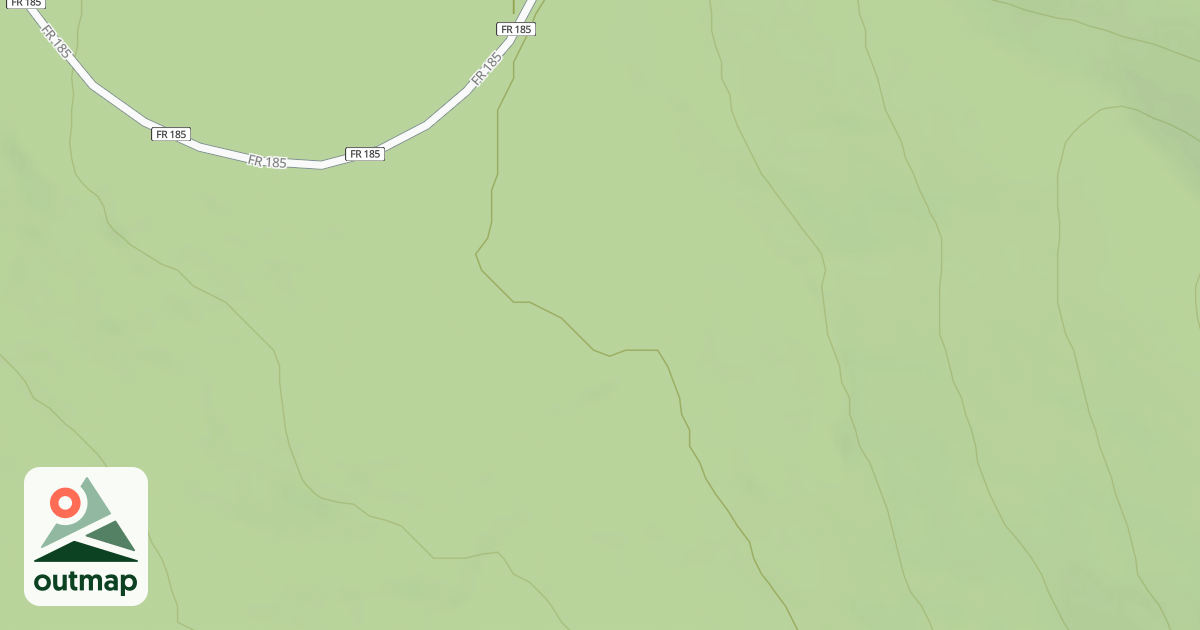 Map of USFS National Forest System Roads {26522AAB-3772-47B6-B3C9-770DDD484BA2}