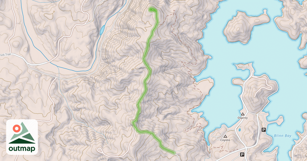 Map of Rocky Trail
