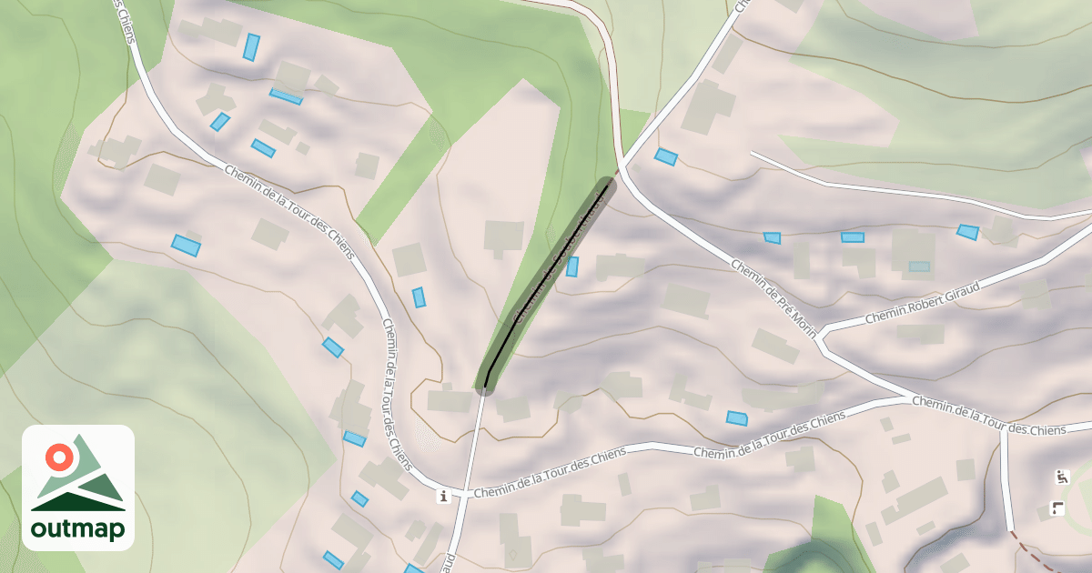 Map of Chemin de Souberthaud