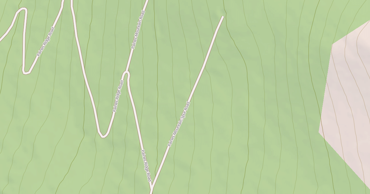 Map preview of PAINES MOUNTAIN SPUR