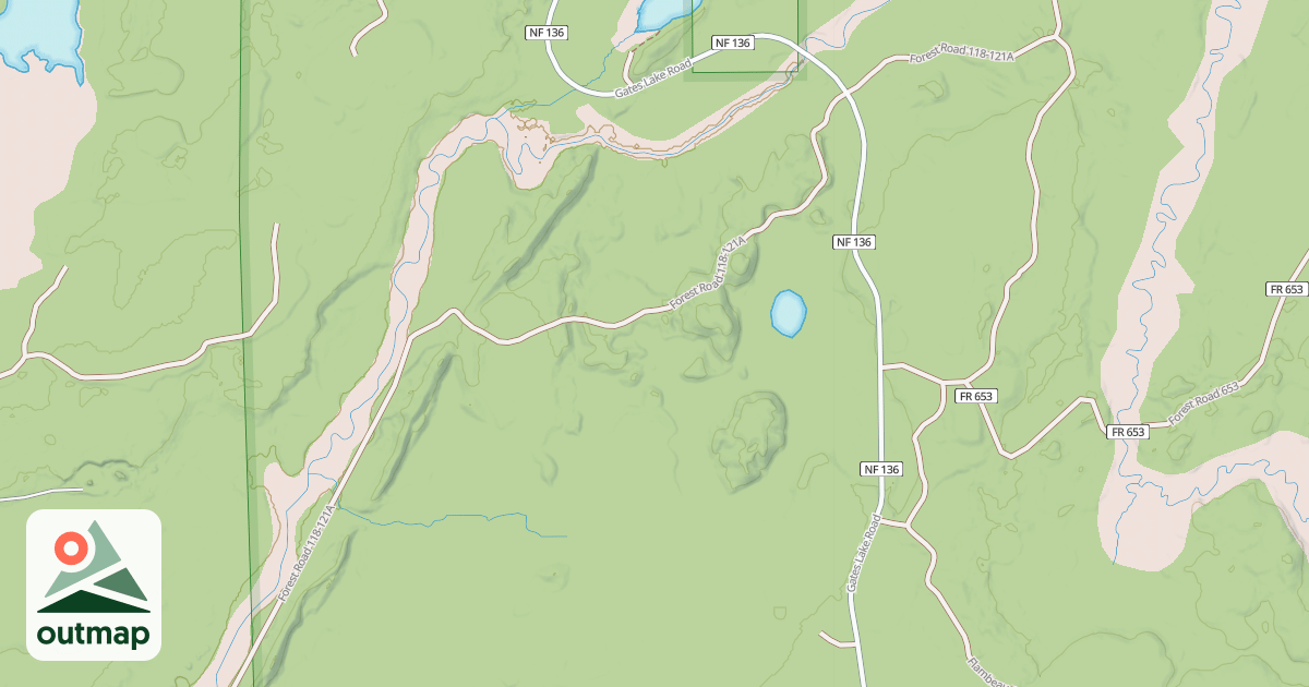 Map of Price County Snowmobile-121a