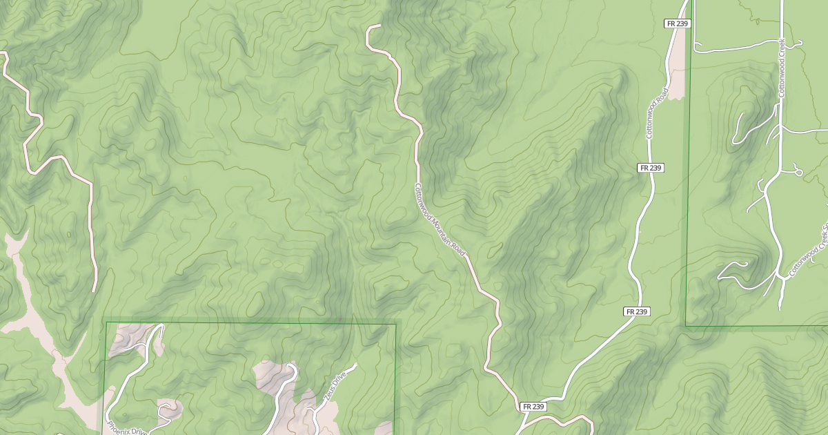 Map preview of COTTONWOOD MOUNTAIN