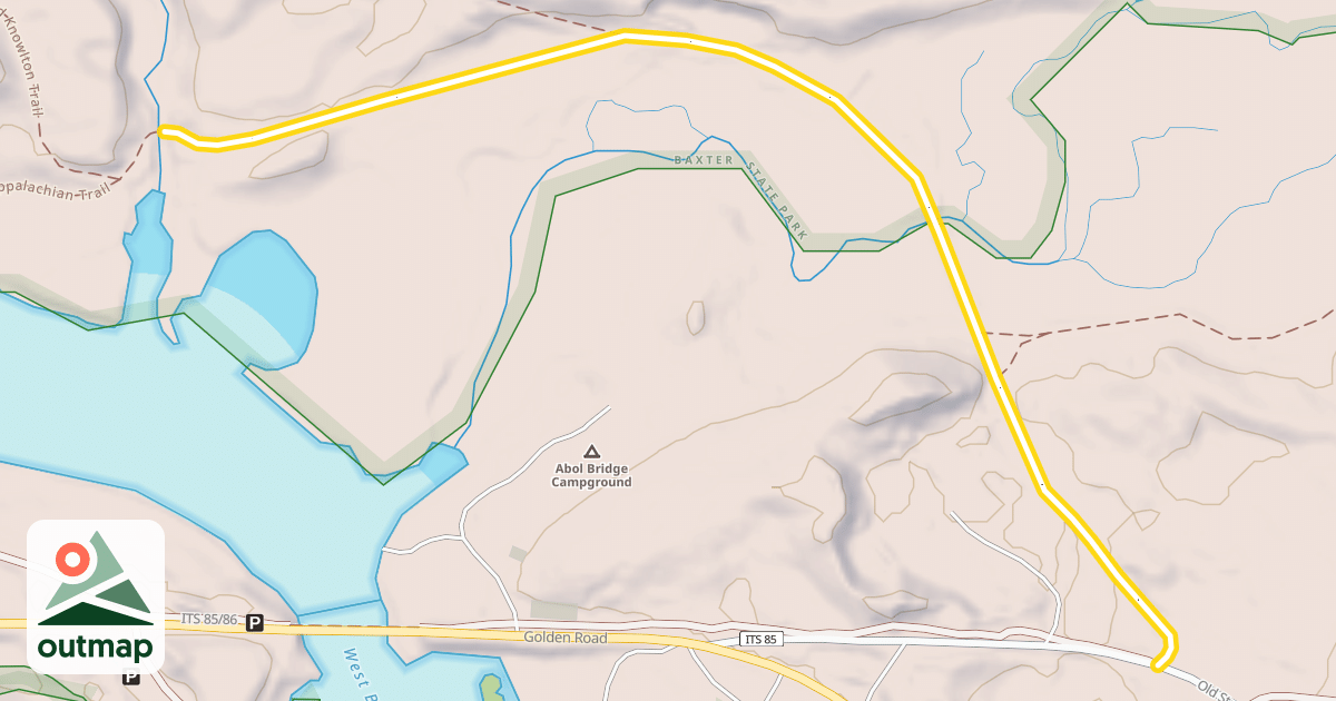 Map of Appalachian Trail
