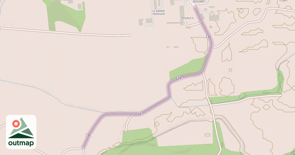 Map of Route des Hounères