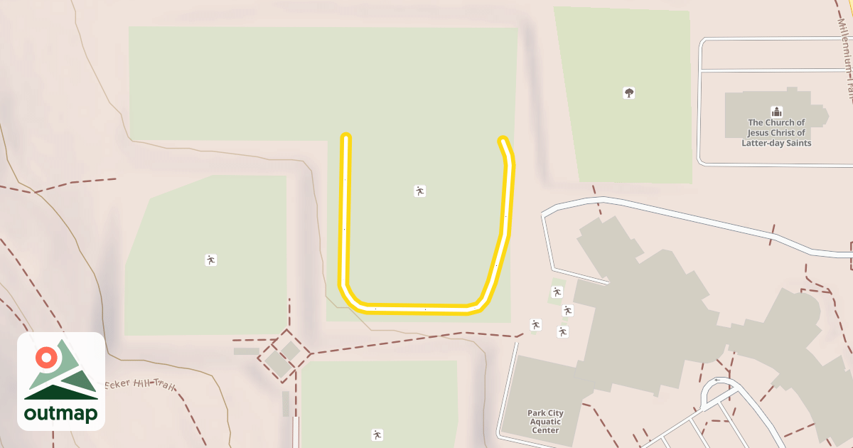Map of Ecker Hill Nordic Trail