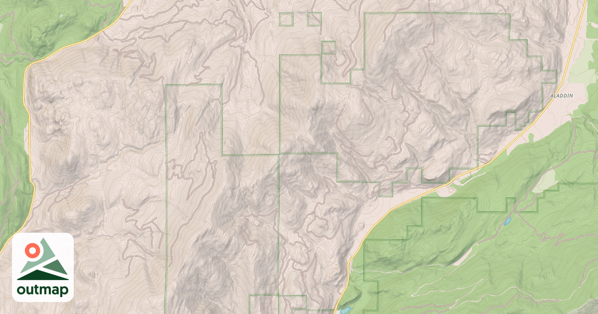 Map of Gillette Ridge